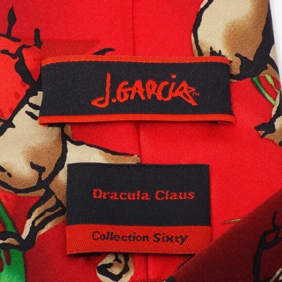 J. Garcia "Dracula Claus" Silk Blend Tie #237 - Picture 5 of 7